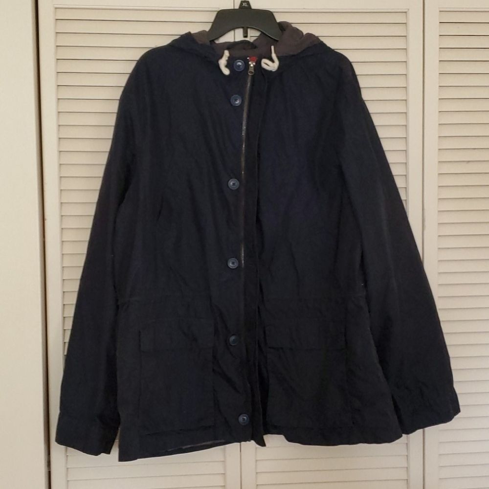 Merona blue hoodie full zip jacket